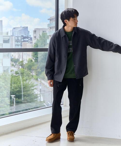 green label relaxing（グリーンレーベルリラクシング）の「ソフトコール PLAY-PANTS パンツ（その他パンツ・メンズ・ライトグレー/ブラック/ダークグリーン・S/M/L/XL）」の6枚目の写真