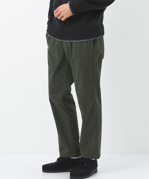 green label relaxing（グリーンレーベルリラクシング）の「ソフトコール PLAY-PANTS パンツ（その他パンツ・メンズ・ライトグレー/ブラック/ダークグリーン・S/M/L/XL）」の14枚目の写真