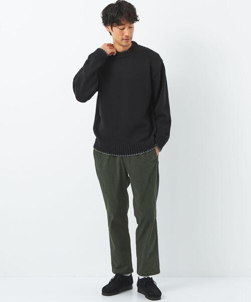 green label relaxing（グリーンレーベルリラクシング）の「ソフトコール PLAY-PANTS パンツ（その他パンツ・メンズ・ライトグレー/ブラック/ダークグリーン・S/M/L/XL）」の15枚目の写真