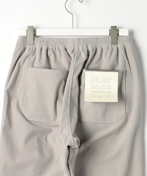 green label relaxing（グリーンレーベルリラクシング）の「ソフトコール PLAY-PANTS パンツ（その他パンツ・メンズ・ライトグレー/ブラック/ダークグリーン・S/M/L/XL）」の21枚目の写真