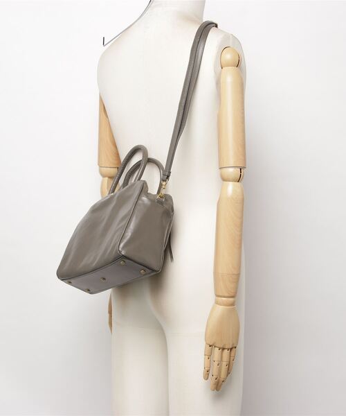 PR01.(ピーアールワン)の「Neutral Gray NH405ハスキー(ショルダーバッグ・レディース・ライトグレー/ブラック/グレー・FREE)」の17枚目の写真