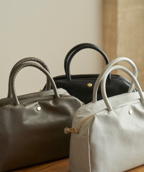 PR01.(ピーアールワン)の「Neutral Gray NH405ハスキー(ショルダーバッグ・レディース・ライトグレー/ブラック/グレー・FREE)」の5枚目の写真