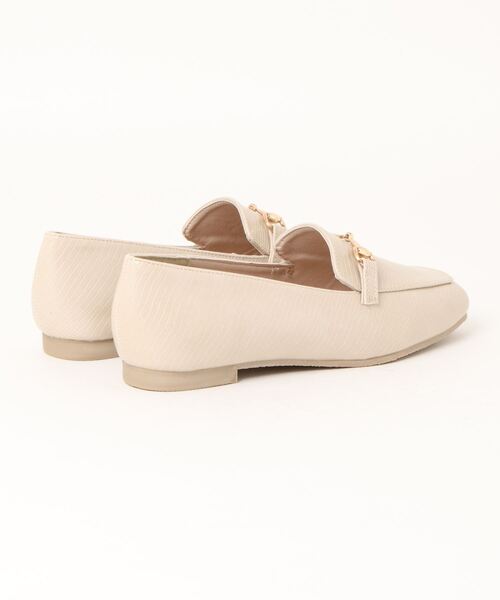 Noubel Voug Relax（ヌーベルヴォーグリラックス）の「リザード型押しビットローファーパンプス（ローファー・レディース・ダークベージュ/ベージュ/ダークブラウン/ブラック・3L/S/M/L/LL）」の5枚目の写真