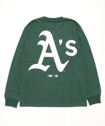 【NEW　ERA/ニューエラ】メジャーリーグ コレクション バックプリントチームロゴ 長袖Tシャツ/ ロングスリーブ/リラックスフィット