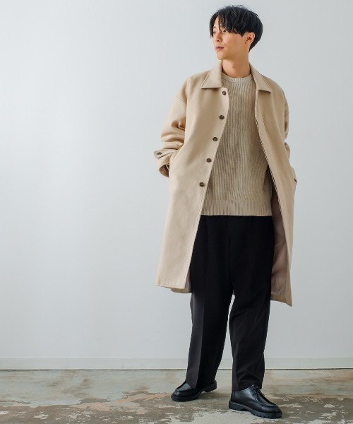 improves(インプローブス)の「【improves】クルーネック ニットセーター(ニット/セーター・メンズ・ブラウン/グリーン/アイボリー/ワイン・MEDIUM/LARGE)」の6枚目の写真