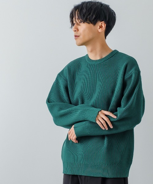 improves(インプローブス)の「【improves】クルーネック ニットセーター(ニット/セーター・メンズ・ブラウン/グリーン/アイボリー/ワイン・MEDIUM/LARGE)」の13枚目の写真