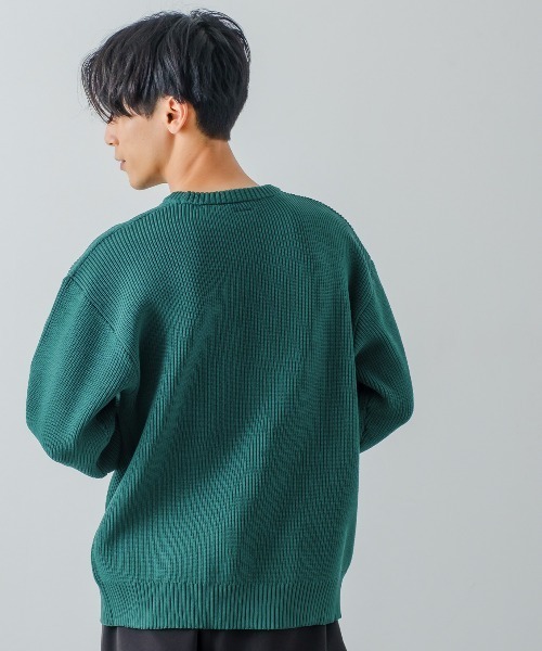 improves(インプローブス)の「【improves】クルーネック ニットセーター(ニット/セーター・メンズ・ブラウン/グリーン/アイボリー/ワイン・MEDIUM/LARGE)」の22枚目の写真