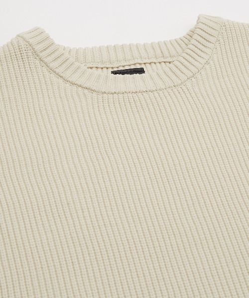 improves(インプローブス)の「【improves】クルーネック ニットセーター(ニット/セーター・メンズ・ブラウン/グリーン/アイボリー/ワイン・MEDIUM/LARGE)」の11枚目の写真