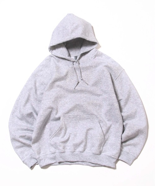 GILDAN(ギルダン)の「【GILDAN】ギルダン USAオーバーサイズ スウェットパーカー 無地/プルオーバー/裏起毛(パーカー・メンズ・スモークグレー/ダークグリーン/ホワイト/エメラルド/ロイヤルブルー/ブラック/ネイビー/ライラック・M/L/LL)」の4枚目の写真