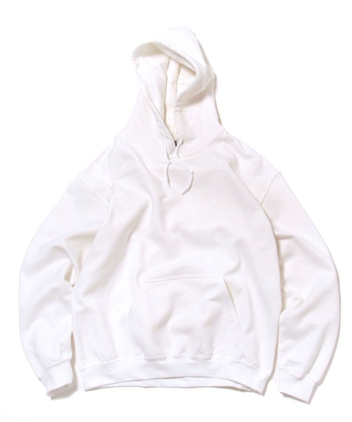 GILDAN(ギルダン)の「【GILDAN】ギルダン USAオーバーサイズ スウェットパーカー 無地/プルオーバー/裏起毛(パーカー・メンズ・スモークグレー/ダークグリーン/ホワイト/エメラルド/ロイヤルブルー/ブラック/ネイビー/ライラック・M/L/LL)」の17枚目の写真