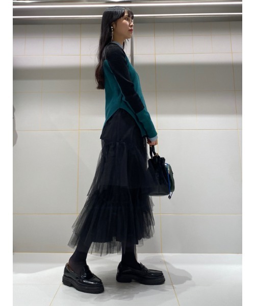 FURFUR（ファーファー）の「カラーブロックリブニット（ニット/セーター・レディース・ピンク/グリーン/イエロー・FREE）」の16枚目の写真