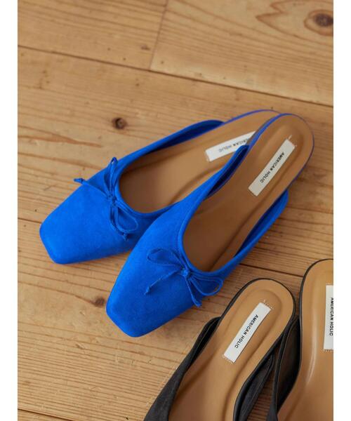 AMERICAN HOLIC（アメリカンホリック）の「バレエミュール（バレエシューズ・レディース・ブラック/ゴールド/ブルー・S/M/L）」の6枚目の写真