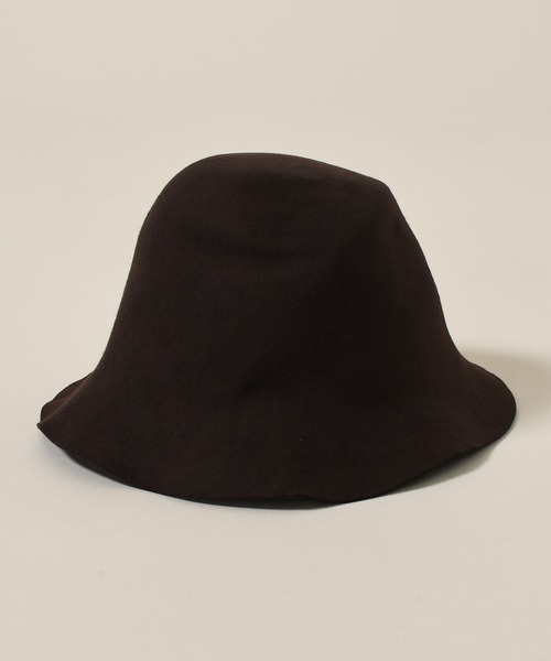 Johnbull（ジョンブル）の「【PAESAGGIO DELLA TOSCANA】ウールハット（ハット・レディース・ブラック/ダークブラウン・FREE）」の7枚目の写真