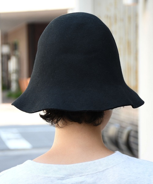 Johnbull（ジョンブル）の「【PAESAGGIO DELLA TOSCANA】ウールハット（ハット・レディース・ブラック/ダークブラウン・FREE）」の12枚目の写真