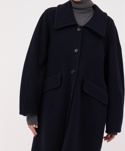 CLANE（クラネ）の「CLANE ARCH SLEEVE RIVER COAT（ステンカラー