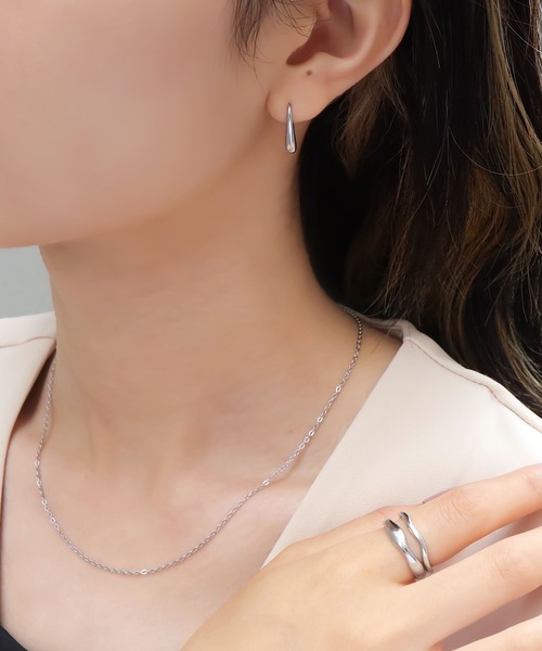 blackdia ocean(ブラックダイヤオーシャン)の「blackdia ocean シアーチェーンネックレス(ネックレス・レディース・シルバー/ゴールド/ピンクゴールド/ピンク系その他/ゴールド系その他/シルバー系その他・40cm/45cm/50cm)」の3枚目の写真