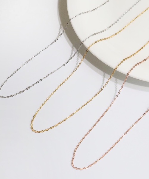 blackdia ocean(ブラックダイヤオーシャン)の「blackdia ocean シアーチェーンネックレス(ネックレス・レディース・シルバー/ゴールド/ピンクゴールド/ピンク系その他/ゴールド系その他/シルバー系その他・40cm/45cm/50cm)」の11枚目の写真