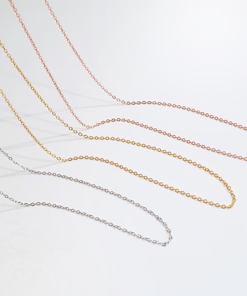 blackdia ocean(ブラックダイヤオーシャン)の「blackdia ocean シアーチェーンネックレス(ネックレス・レディース・シルバー/ゴールド/ピンクゴールド/ピンク系その他/ゴールド系その他/シルバー系その他・40cm/45cm/50cm)」の12枚目の写真