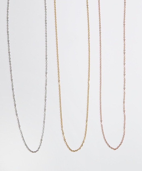 blackdia ocean(ブラックダイヤオーシャン)の「blackdia ocean シアーチェーンネックレス(ネックレス・レディース・シルバー/ゴールド/ピンクゴールド/ピンク系その他/ゴールド系その他/シルバー系その他・40cm/45cm/50cm)」の7枚目の写真