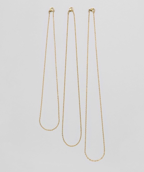 blackdia ocean(ブラックダイヤオーシャン)の「blackdia ocean シアーチェーンネックレス(ネックレス・レディース・シルバー/ゴールド/ピンクゴールド/ピンク系その他/ゴールド系その他/シルバー系その他・40cm/45cm/50cm)」の21枚目の写真