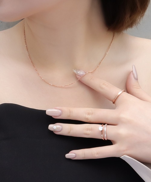 blackdia ocean(ブラックダイヤオーシャン)の「blackdia ocean シアーチェーンネックレス(ネックレス・レディース・シルバー/ゴールド/ピンクゴールド/ピンク系その他/ゴールド系その他/シルバー系その他・40cm/45cm/50cm)」の17枚目の写真
