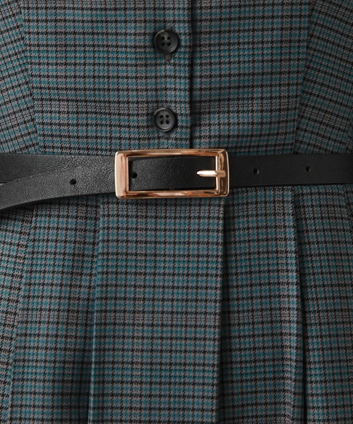 Cheek（チーク）の「クラシカルチェックワンピース（ワンピース・レディース・ブラウン/グレー/ダークグリーン系・SMALL/MEDIUM）」の20枚目の写真