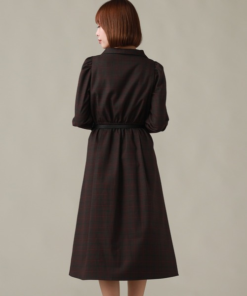 Cheek（チーク）の「クラシカルチェックワンピース（ワンピース・レディース・ブラウン/グレー/ダークグリーン系・SMALL/MEDIUM）」の15枚目の写真
