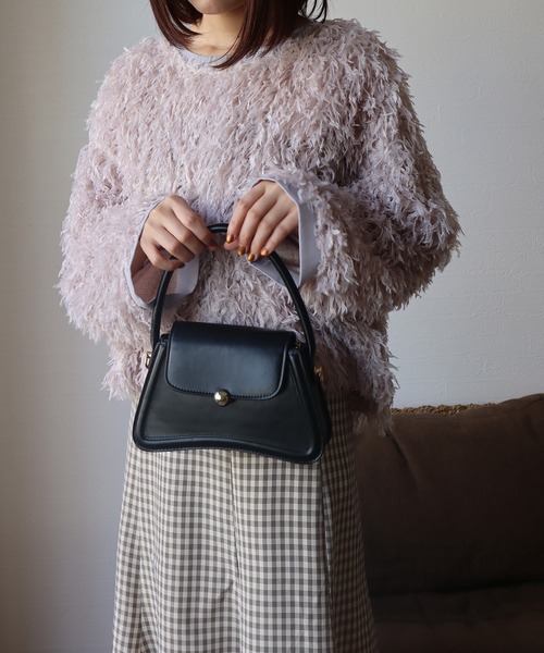 Isn't She?(イズントシー)の「フリンジプルオーバー(その他トップス・レディース・ブラウン/アイボリー/ラベンダー/ブラック・FREE)」の4枚目の写真