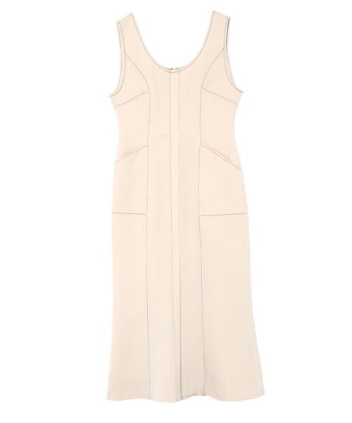 LAGUNAMOON（ラグナムーン）の「バイカラーステッチジャンパースカート（ジャンパースカート・レディース・パープル/ブラウン/アイボリー・SMALL/MEDIUM）」の17枚目の写真