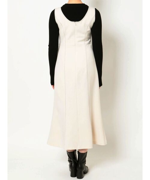 LAGUNAMOON（ラグナムーン）の「バイカラーステッチジャンパースカート（ジャンパースカート・レディース・パープル/ブラウン/アイボリー・SMALL/MEDIUM）」の19枚目の写真