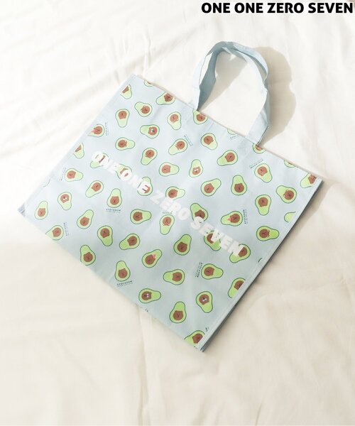 apres les cours(アプレレクール)の「1107 ショッピングBAG(エコバッグ/サブバッグ・キッズ・アイボリー/サックスブルー/イエロー・FREE)」の2枚目の写真