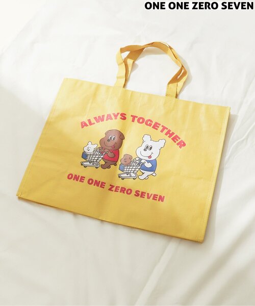 apres les cours(アプレレクール)の「1107 ショッピングBAG(エコバッグ/サブバッグ・キッズ・アイボリー/サックスブルー/イエロー・FREE)」の3枚目の写真