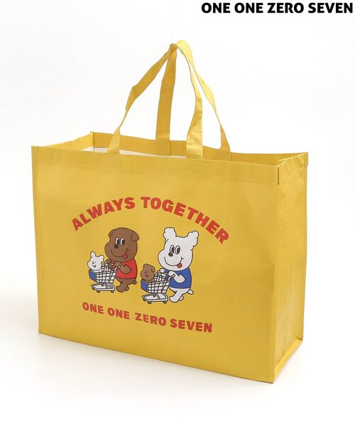 apres les cours(アプレレクール)の「1107 ショッピングBAG(エコバッグ/サブバッグ・キッズ・アイボリー/サックスブルー/イエロー・FREE)」の9枚目の写真