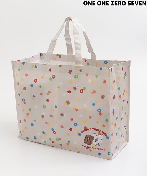 apres les cours(アプレレクール)の「1107 ショッピングBAG(エコバッグ/サブバッグ・キッズ・アイボリー/サックスブルー/イエロー・FREE)」の10枚目の写真