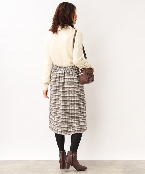 grove（グローブ）の「◇首元まであたたか!オフタートルニットプル