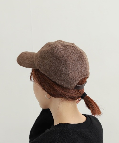 URBAN RESEARCH DOORS(アーバンリサーチドアーズ)の「シャギーキャップ(キャップ・レディース・ブラウン/ベージュ・-)」の1枚目の写真