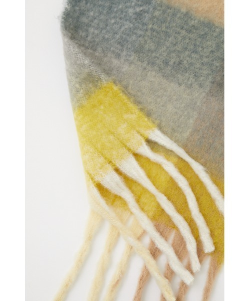 AZUL by moussy（アズールバイマウジー）の「FLUFFY STOLE/フラッフィーストール（ストール/ショール・レディース・アイボリー/ブルー系その他/ライトグレー/ベージュ系その他・FREE）」の20枚目の写真