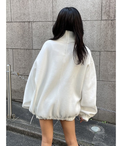 ENVYM(アンビー)の「ハイネックヘムドローPO(スウェット・レディース・ホワイト/ブラック/パープル・FREE)」の18枚目の写真