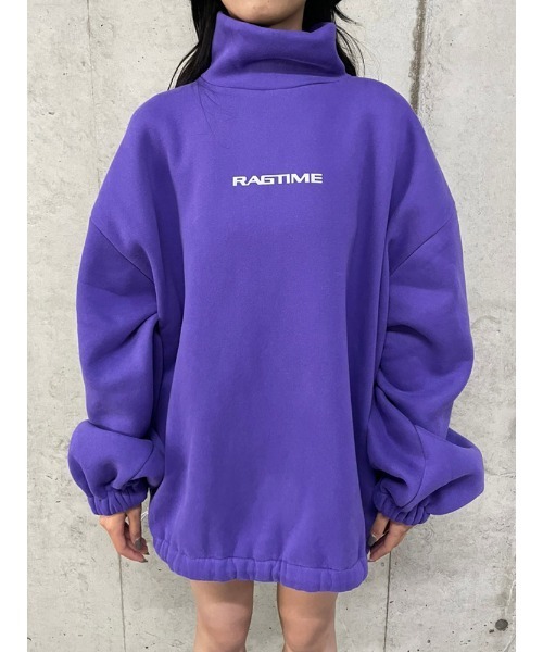 ENVYM(アンビー)の「ハイネックヘムドローPO(スウェット・レディース・ホワイト/ブラック/パープル・FREE)」の12枚目の写真