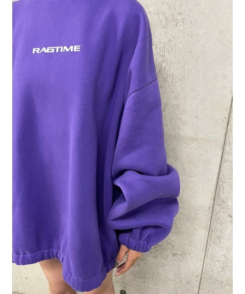 ENVYM(アンビー)の「ハイネックヘムドローPO(スウェット・レディース・ホワイト/ブラック/パープル・FREE)」の9枚目の写真