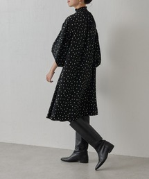 BEARDSLEY | プリントシャーリングワンピース(ワンピース)