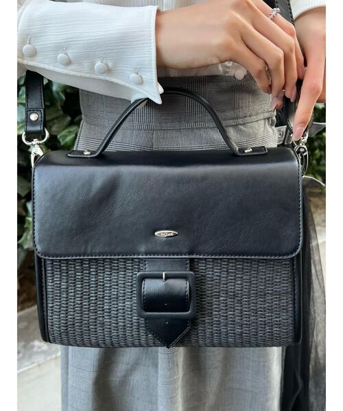 EATME（イートミー）の「ベルトフラップカゴショルダーバッグ（ショルダーバッグ・レディース・ブラック・FREE）」の7枚目の写真