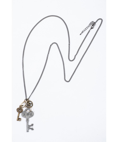 an meets zakka（アンミツザッカ）の「an meets zakka レトロキーネックレス / メンズ レディース ユニセックス（ネックレス・レディース・シルバー×ゴールド・ONE SIZE）」の5枚目の写真