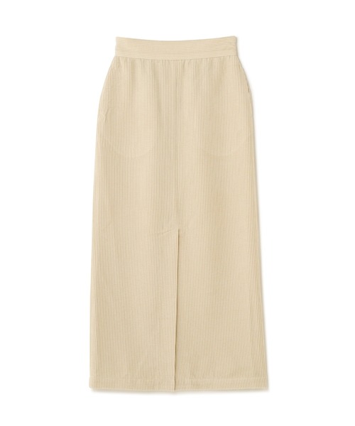 FREE'S MART（フリーズマート）の「【低身長サイズ/Sシリーズ】フロントスリットコーデュロイナロースカート（スカート・レディース・ピンク/ベージュ/ホワイト・MEDIUM/SMALL/X-SMALL）」の2枚目の写真