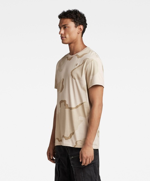 G-STAR（ジースター）の「DESERT CAMO T-SHIRT/カモフラージュプリントTシャツ（Tシャツ/カットソー・メンズ・グリーン系カモフラージュ/ブラウン系カモフラージュ・LARGE/MEDIUM/X-LARGE/SMALL/X-SMALL）」の8枚目の写真