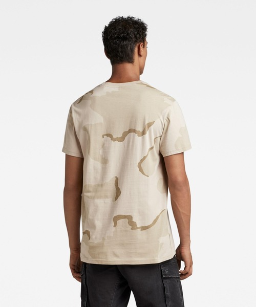 G-STAR（ジースター）の「DESERT CAMO T-SHIRT/カモフラージュプリントTシャツ（Tシャツ/カットソー・メンズ・グリーン系カモフラージュ/ブラウン系カモフラージュ・LARGE/MEDIUM/X-LARGE/SMALL/X-SMALL）」の9枚目の写真