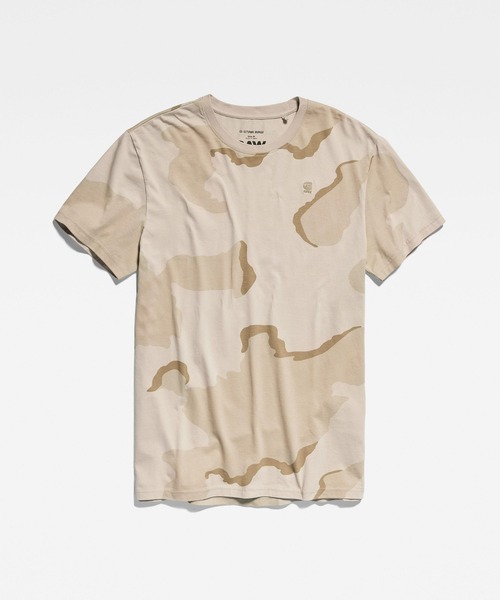 G-STAR（ジースター）の「DESERT CAMO T-SHIRT/カモフラージュプリントTシャツ（Tシャツ/カットソー・メンズ・グリーン系カモフラージュ/ブラウン系カモフラージュ・LARGE/MEDIUM/X-LARGE/SMALL/X-SMALL）」の11枚目の写真
