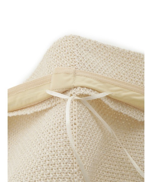 LILY BROWN（リリーブラウン）の「クロシェバケットハット（ハット・レディース・ホワイト/ブラック・FREE）」の4枚目の写真