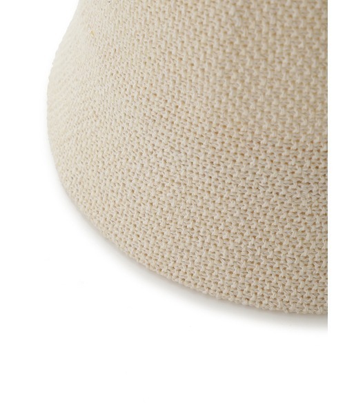 LILY BROWN（リリーブラウン）の「クロシェバケットハット（ハット・レディース・ホワイト/ブラック・FREE）」の5枚目の写真