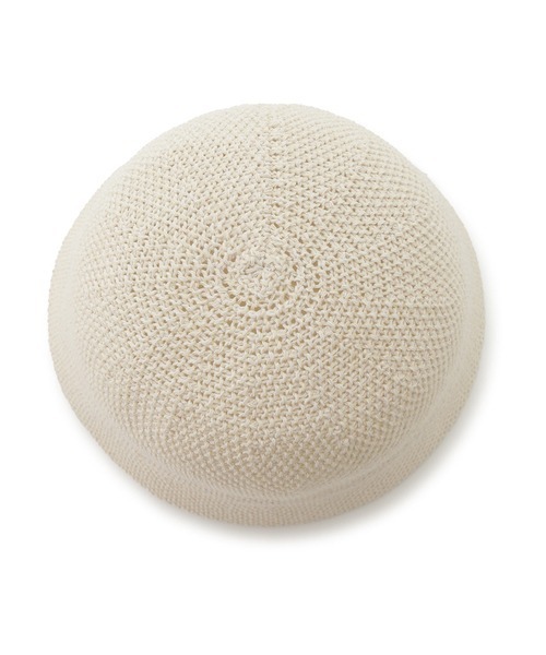 LILY BROWN（リリーブラウン）の「クロシェバケットハット（ハット・レディース・ホワイト/ブラック・FREE）」の6枚目の写真